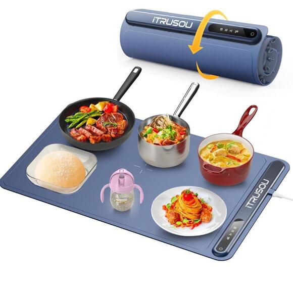 ITRUSOU Portable Food Warmer - Fast Heating & Rollable Design - Picture 1 of 8